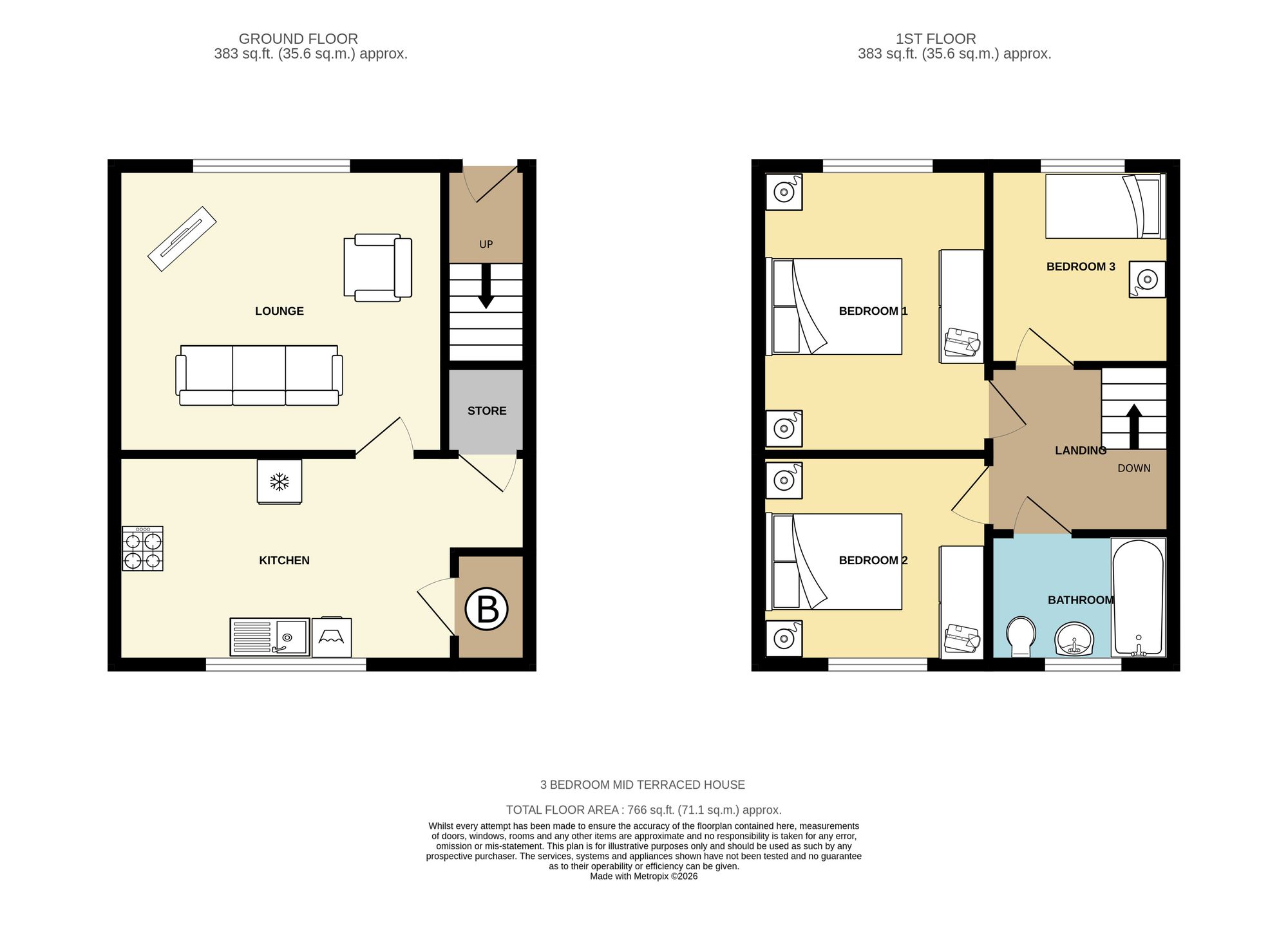 12 Manor Road, Dewsbury floorplan