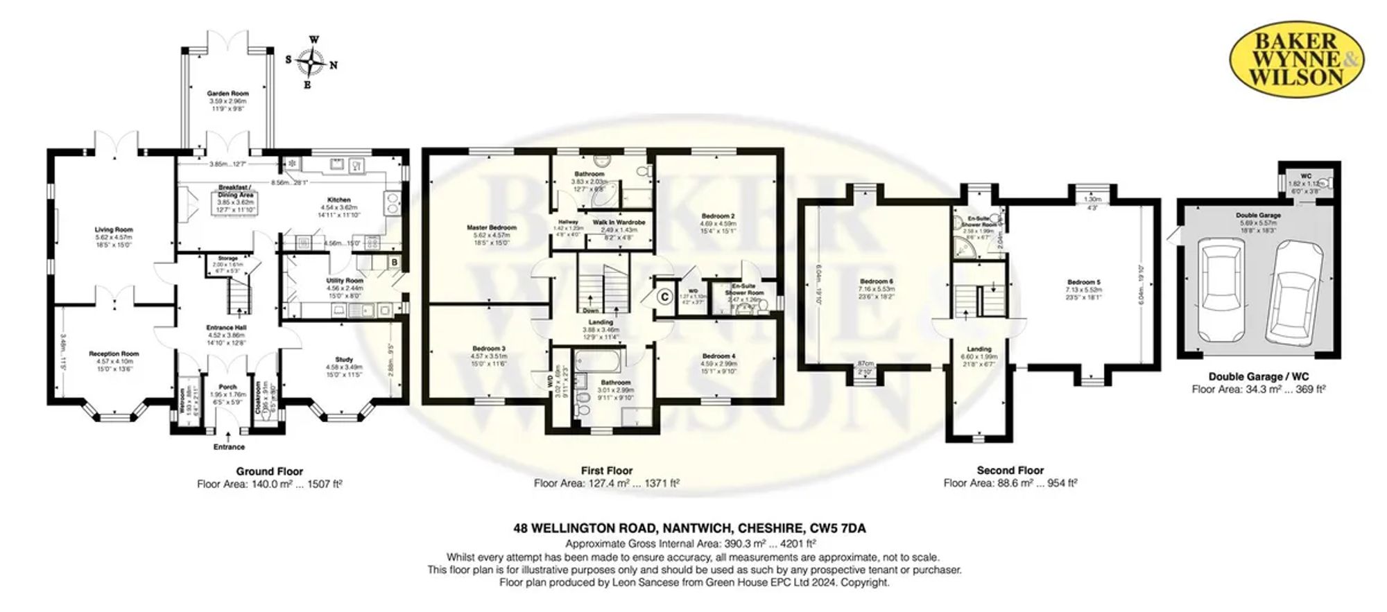 48 Wellington Road, Nantwich floorplan