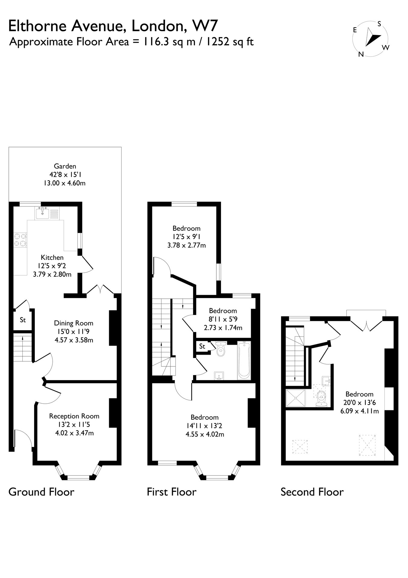 84, Elthorne Avenue, Hanwell floorplan
