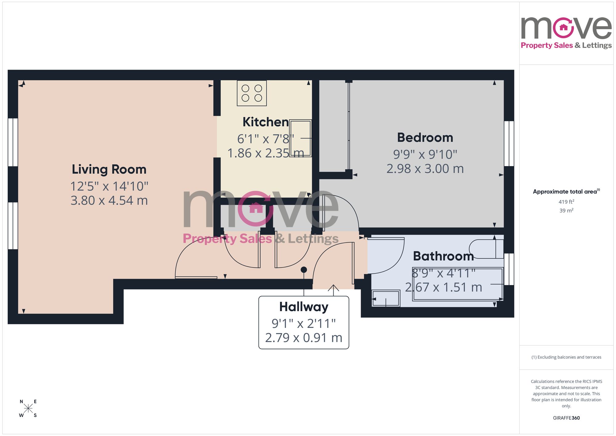 Flat 6, 87 Victoria Street, Gloucester floorplan