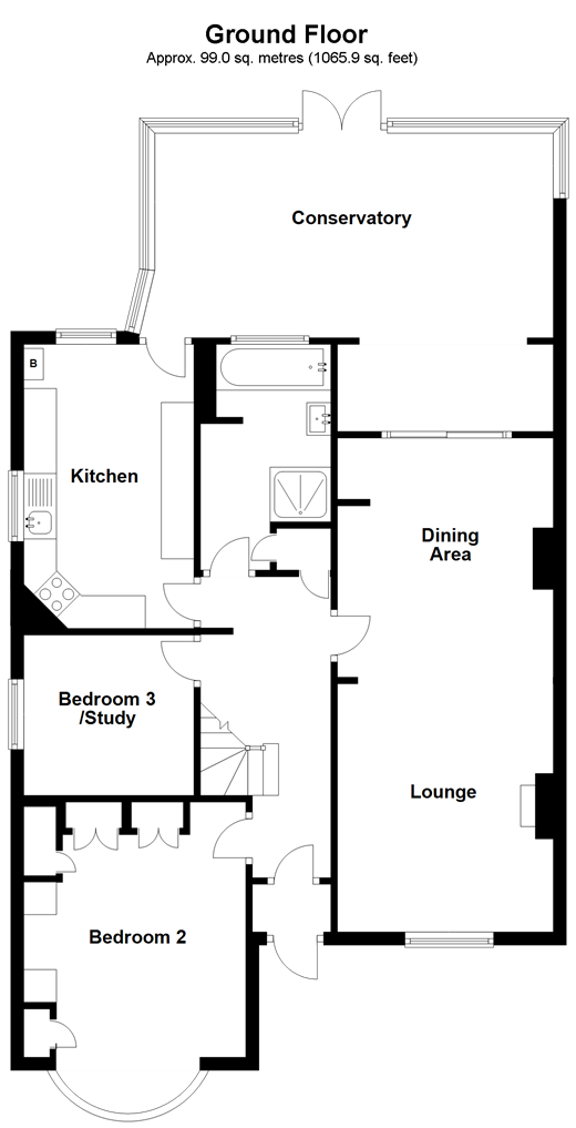 3 Bedrooms Semi-detached bungalow for sale in Millcroft Avenue, Southwick, Brighton, West Sussex BN42