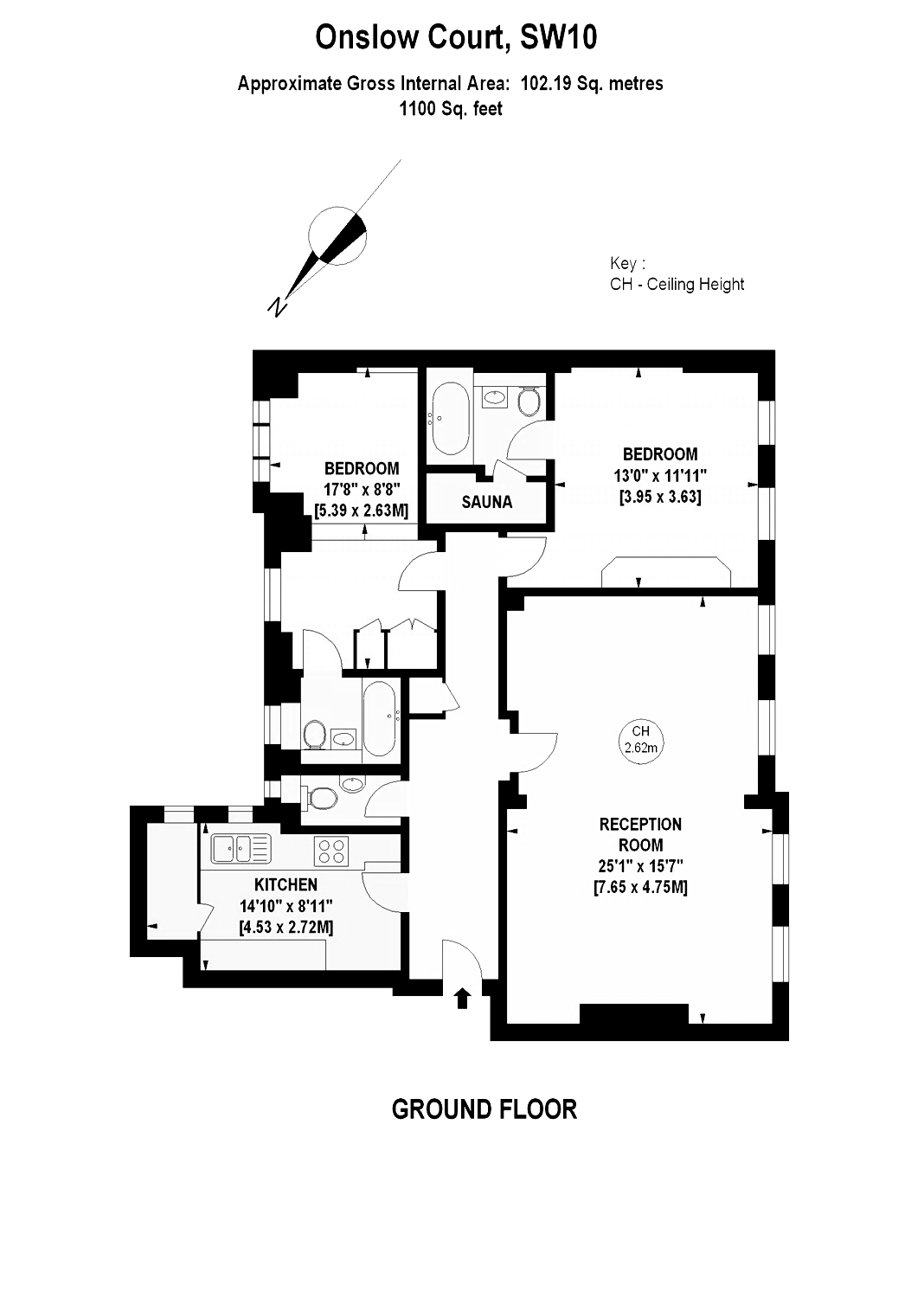 5, Onslow Court, Chelsea floorplan