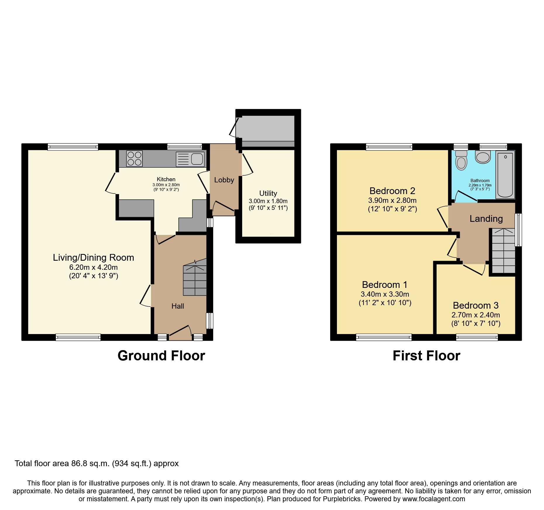 30, Wood Lane, Warrington floorplan