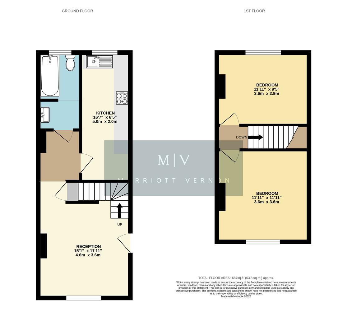 Flat 1, 32, Croham Road, South Croydon floorplan