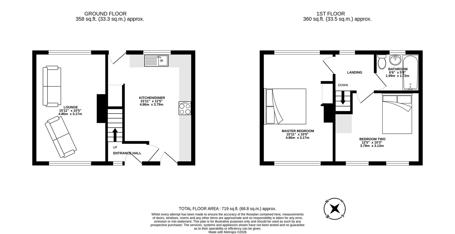 50, Silverdale Drive, Preston floorplan