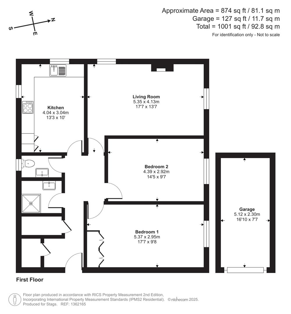 Flat 6, Hayes Court, Lyme Regis floorplan