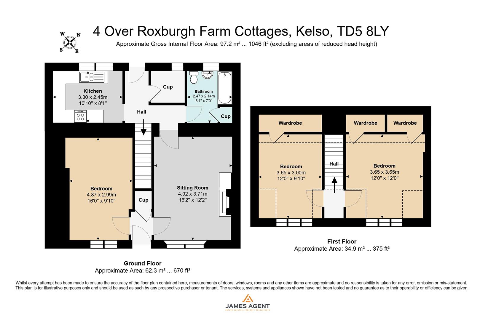 Roxburgh, Kelso floorplan