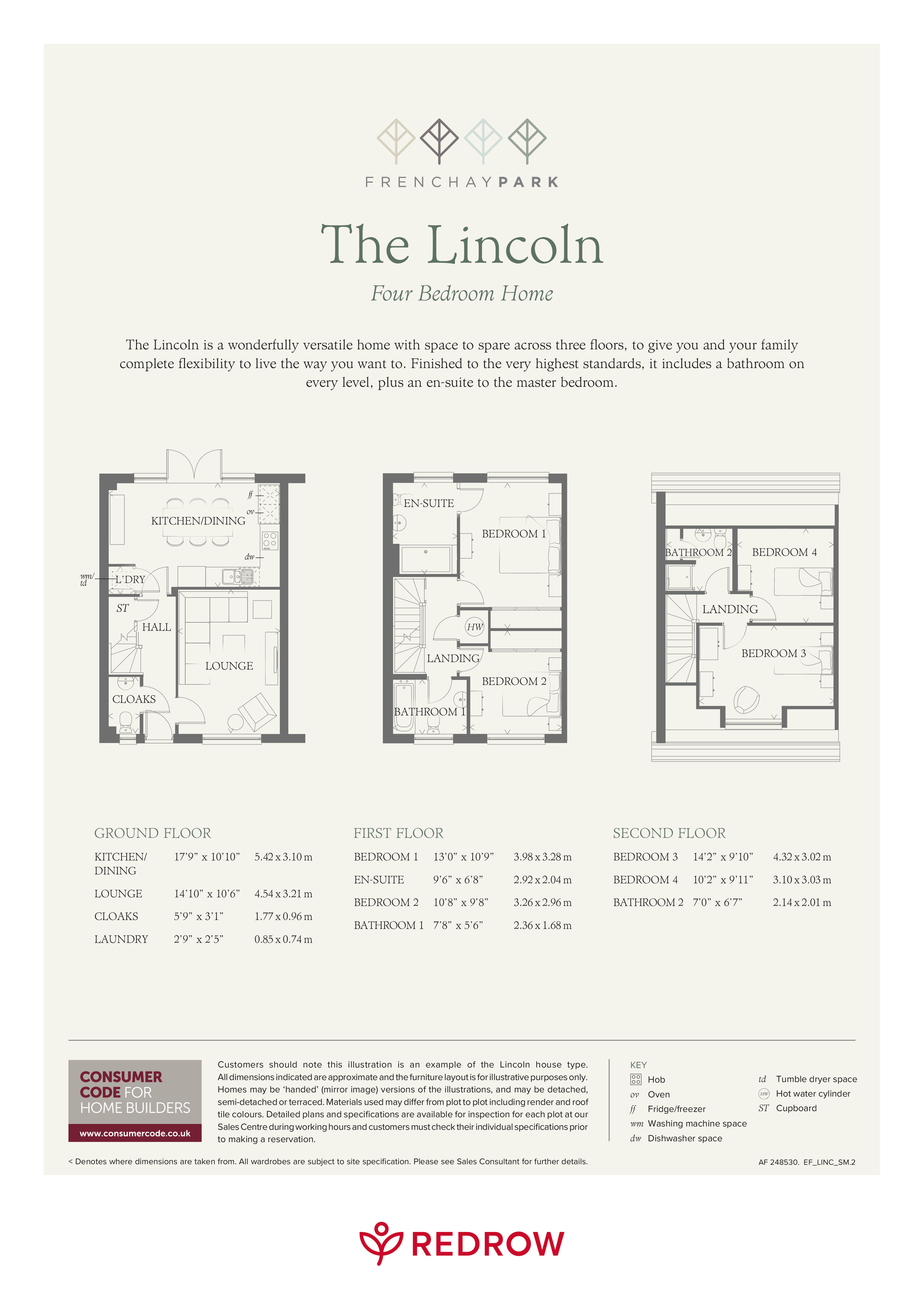 "Lincoln" at Begbrook Park, Frenchay, Bristol BS16, 4 bedroom semi