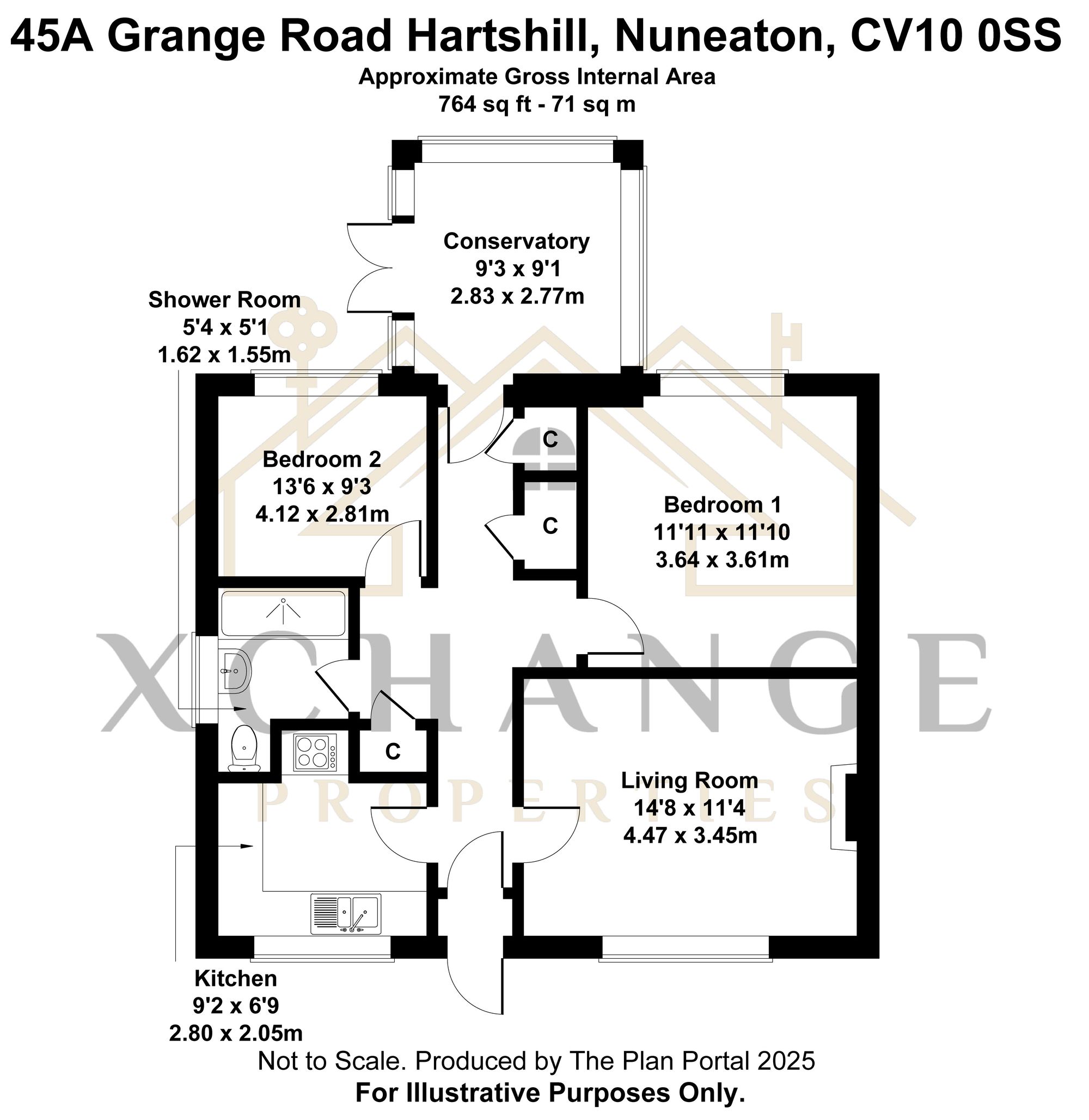 45a Grange Road, Nuneaton floorplan