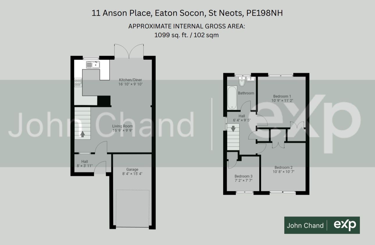 11, Anson Place, St. Neots floorplan