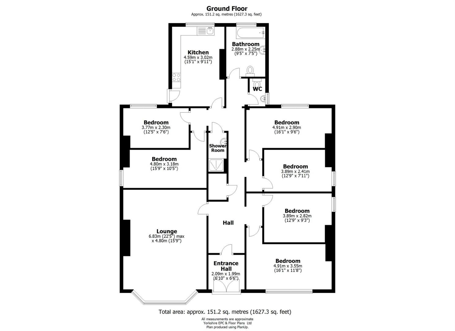 10b, Tapton House Road, Sheffield floorplan