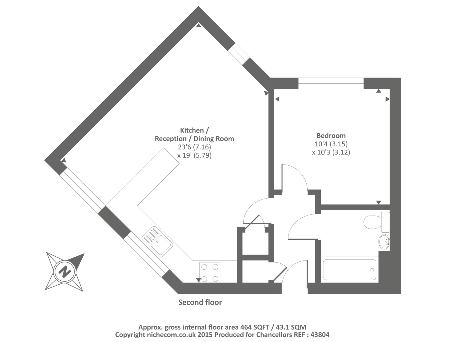 1 Bedrooms Flat for sale in Parkers Road, Chipping Norton OX7