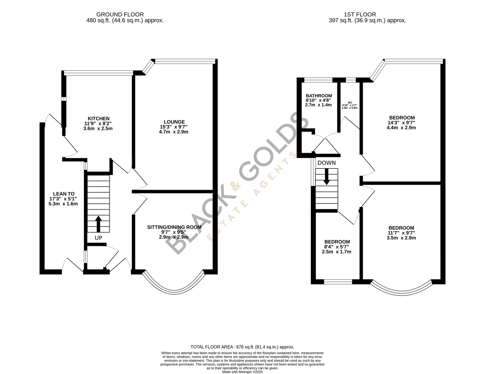 49, Acheson Road, Birmingham floorplan
