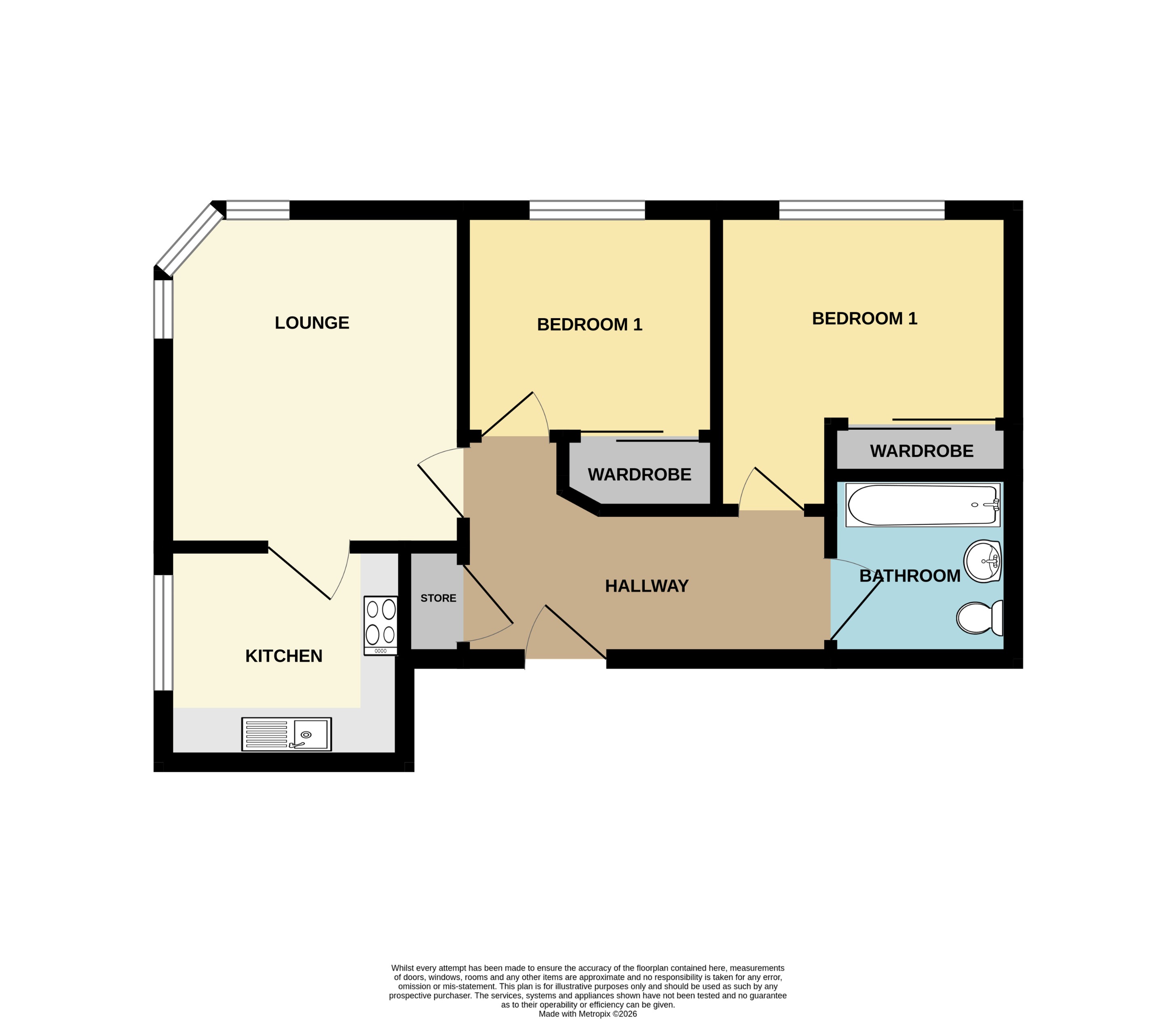58F, 58F Chapel Street, Aberdeen floorplan