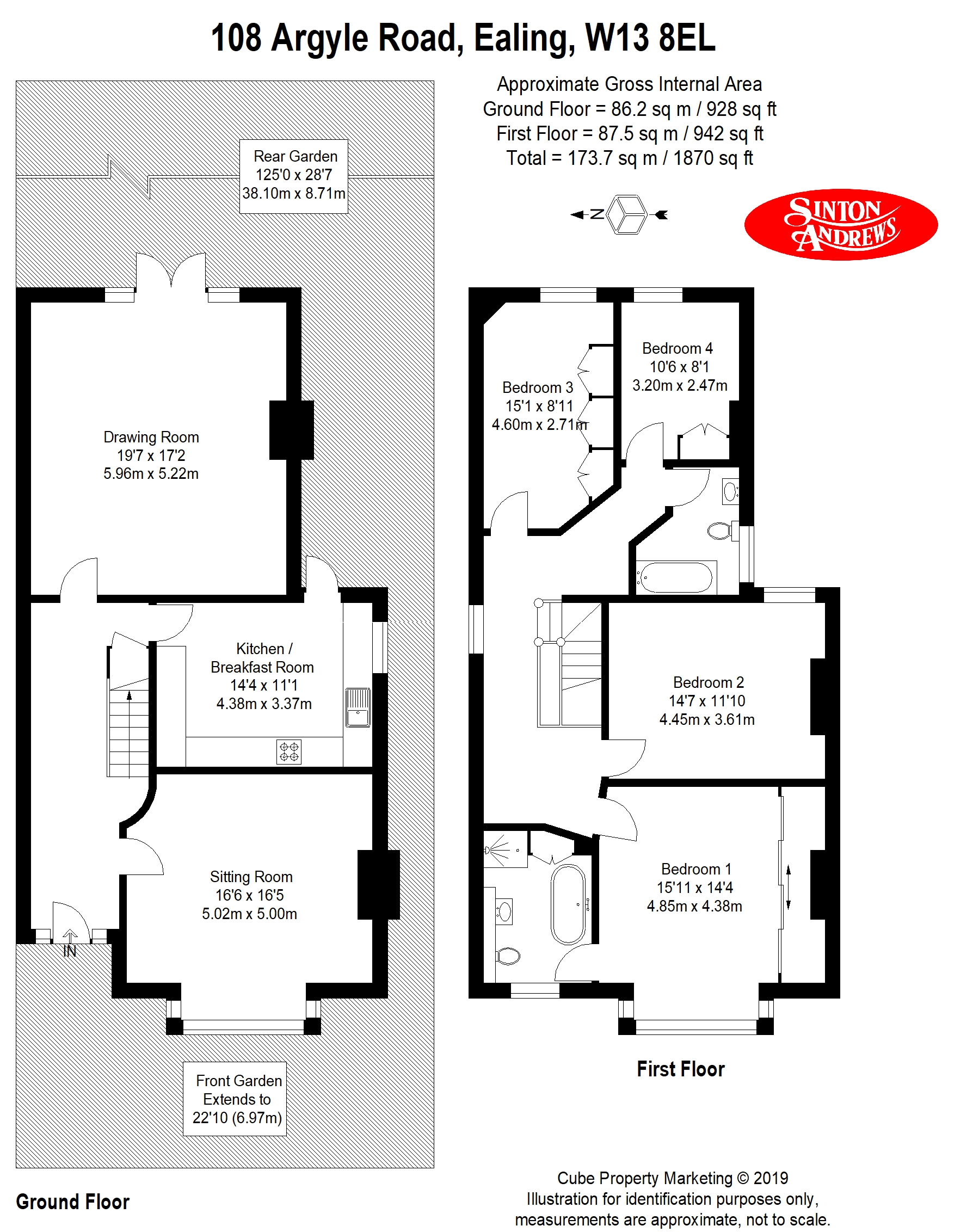 4 Bedrooms Terraced house for sale in Argyle Road, Ealing W13