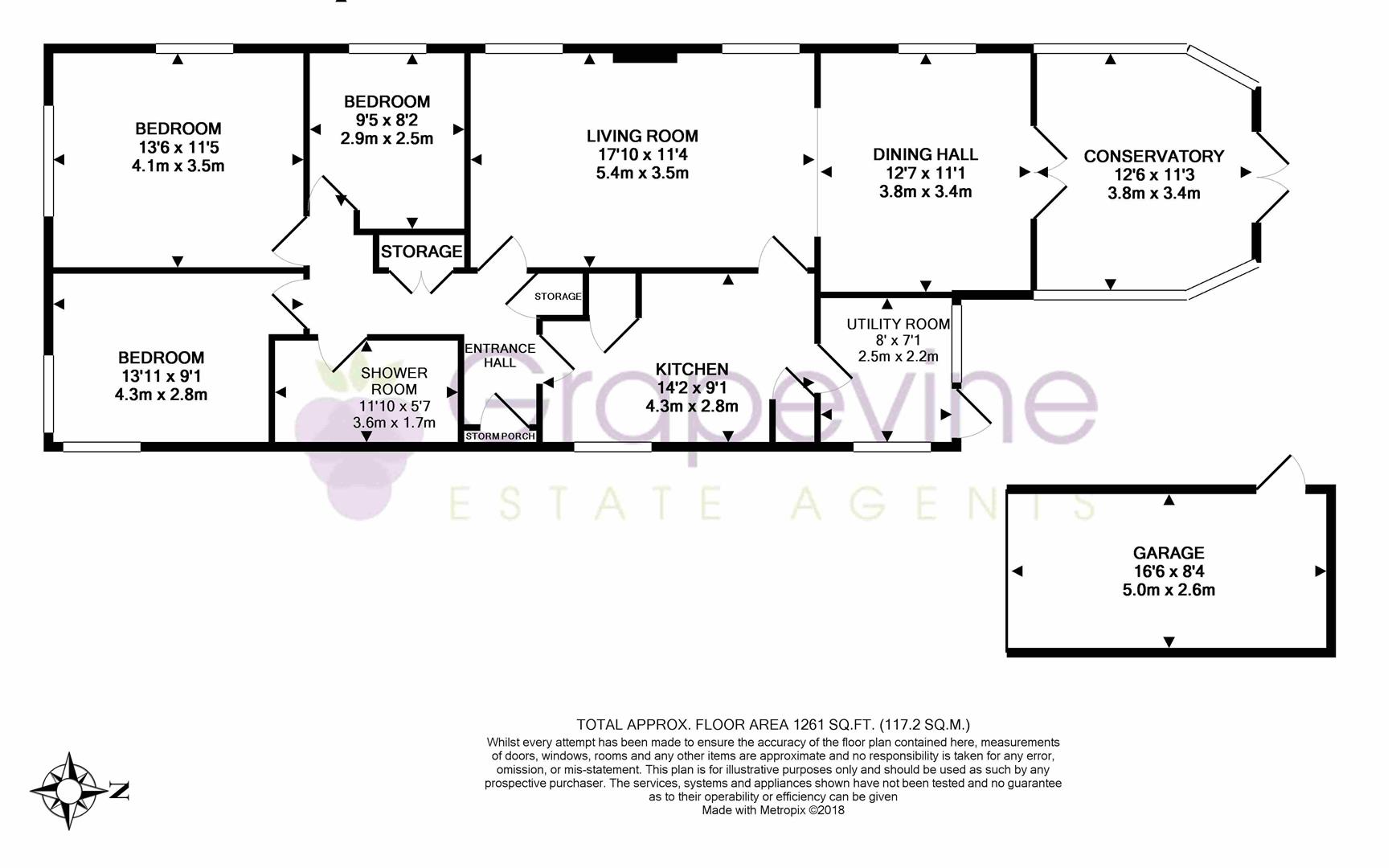 3 Bedrooms Detached bungalow to rent in Milton Way, Ruscombe, Reading RG10