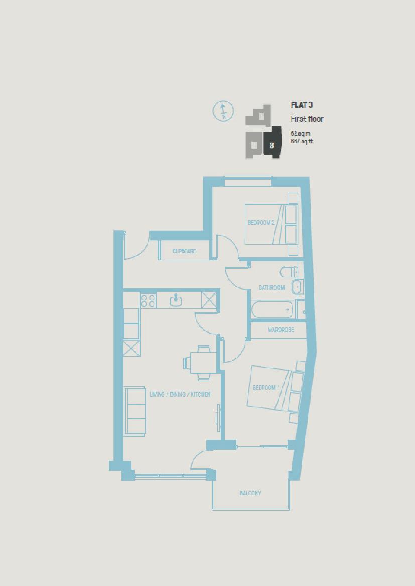 2 Bedrooms Flat for sale in Flat 3, Queens Road Peckham Aapartments, Queens Road Peckham, London SE15