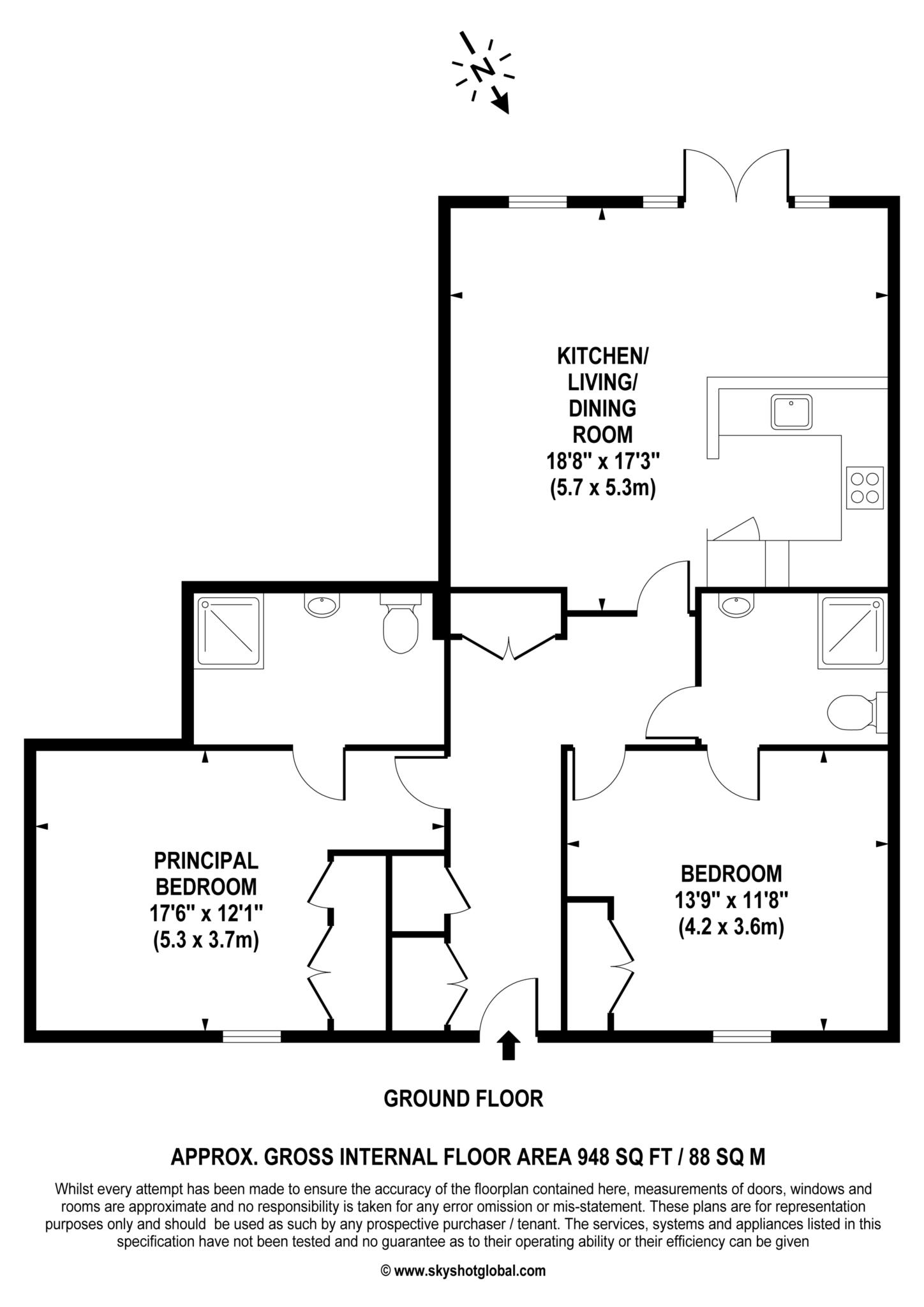 10 Mulberry House, Lynwood Village, Rise Road, Ascot floorplan