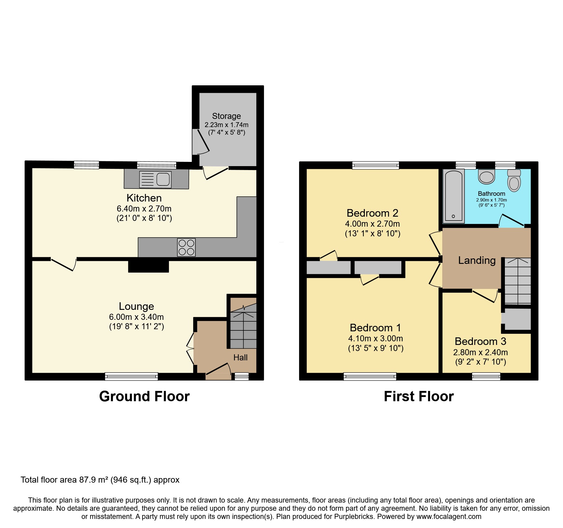 11, Kirkdale Street, Houghton le Spring floorplan
