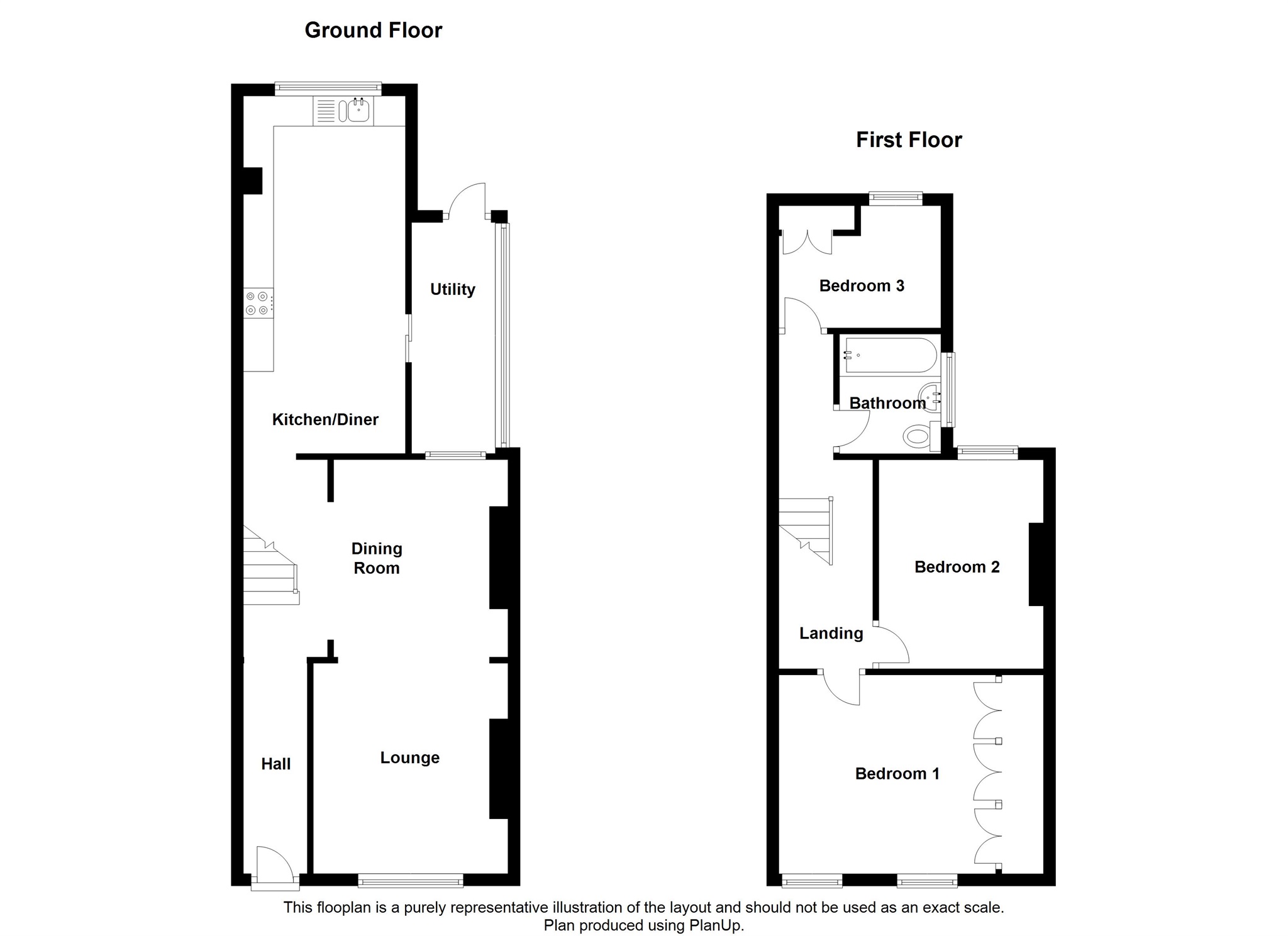 3 Bedrooms Terraced house for sale in Harriet Street, Penarth CF64