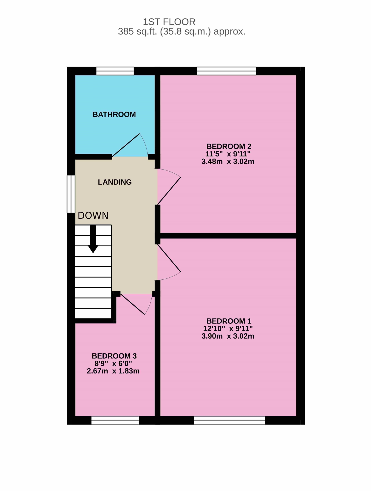 2, Topcliffe Mews, Leeds floorplan