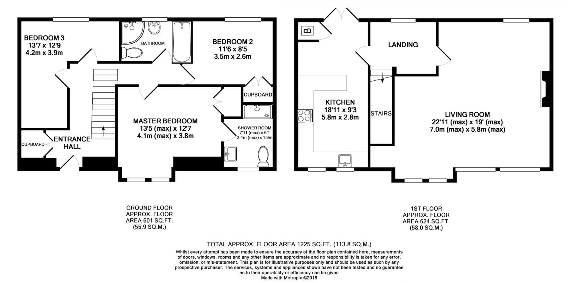 Hall House, The Old School, 8, Daglands Road, Fowey floorplan