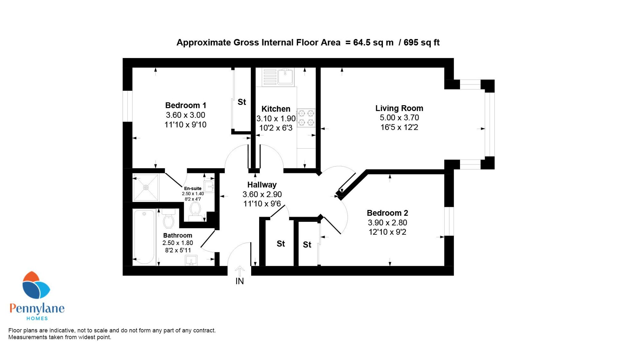 4 12 Kilnside Road, Paisley floorplan