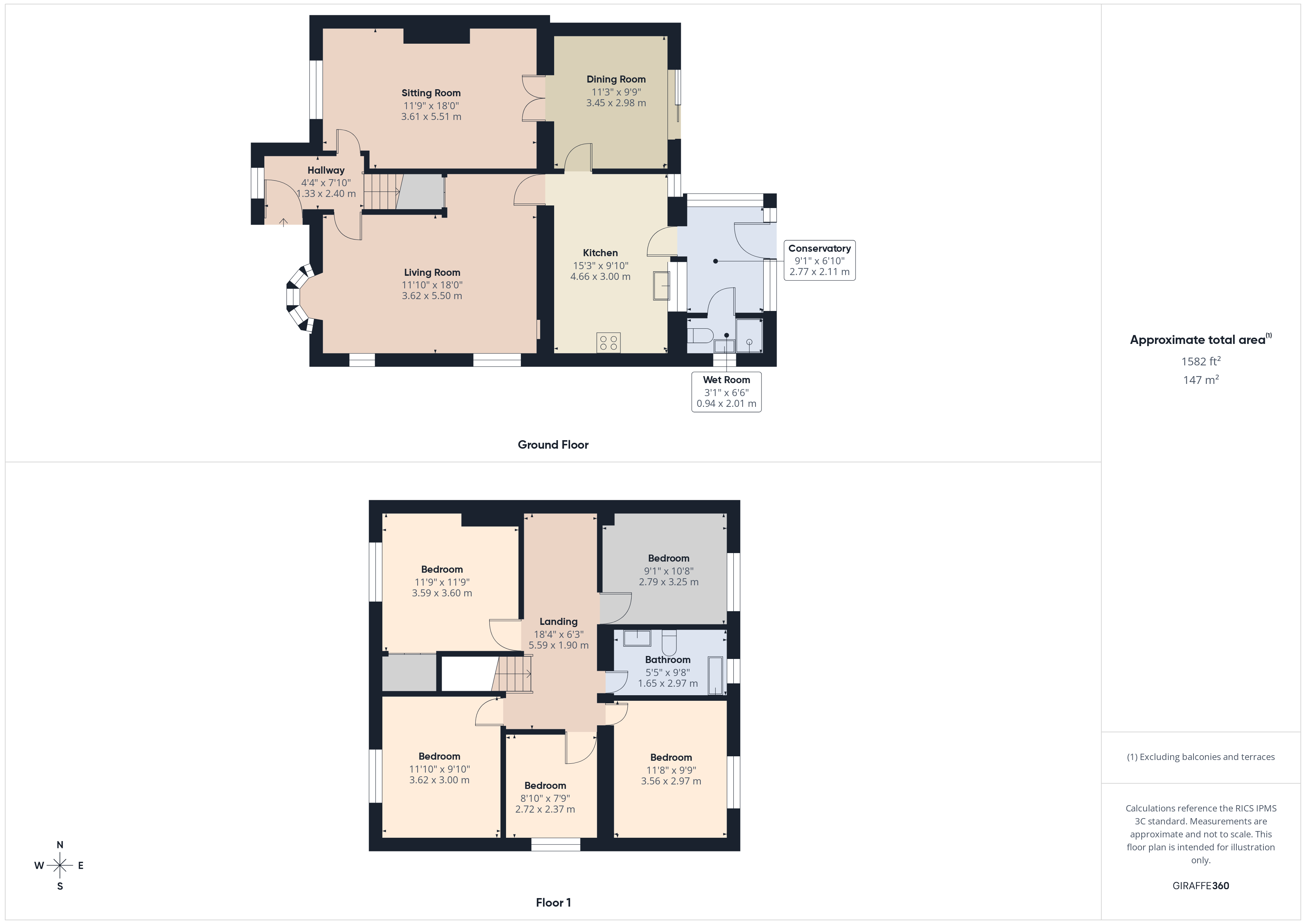 63, Heights Lane, West Yorkshire floorplan