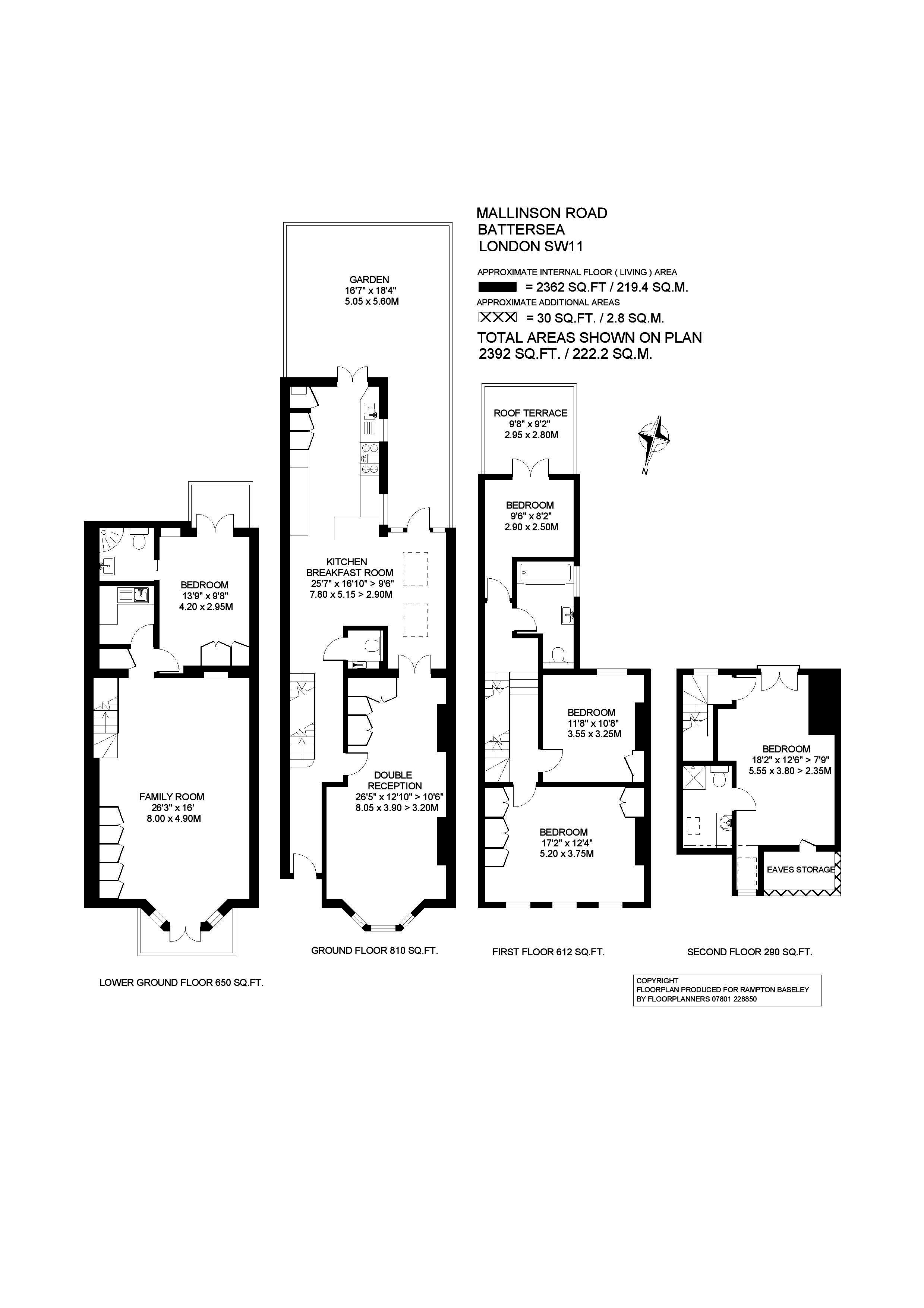 5 Bedrooms Terraced house for sale in Mallinson Road, London SW11