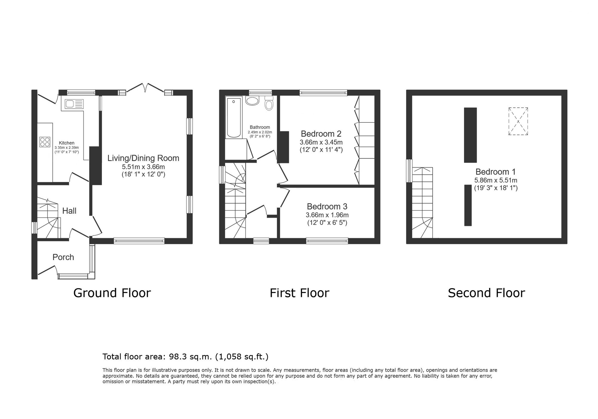 40 Denton Avenue, Leeds floorplan