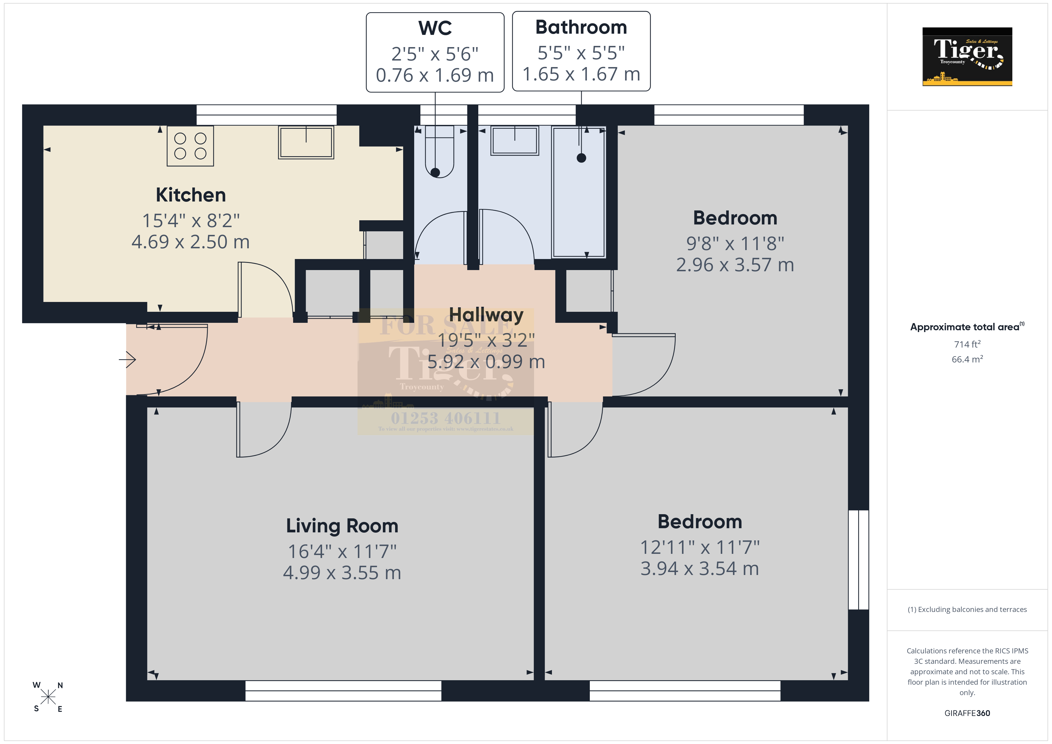 Flat 24, Lindsay Court, New Road, Lytham St. Annes floorplan