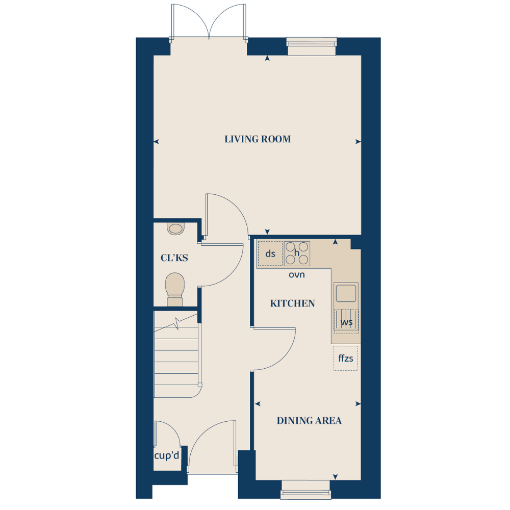 308, Harrington Lane, Exeter floorplan