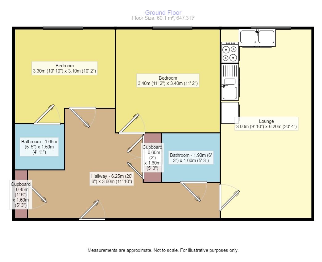 2 Bedrooms Flat to rent in Southgate, Stevenage SG1