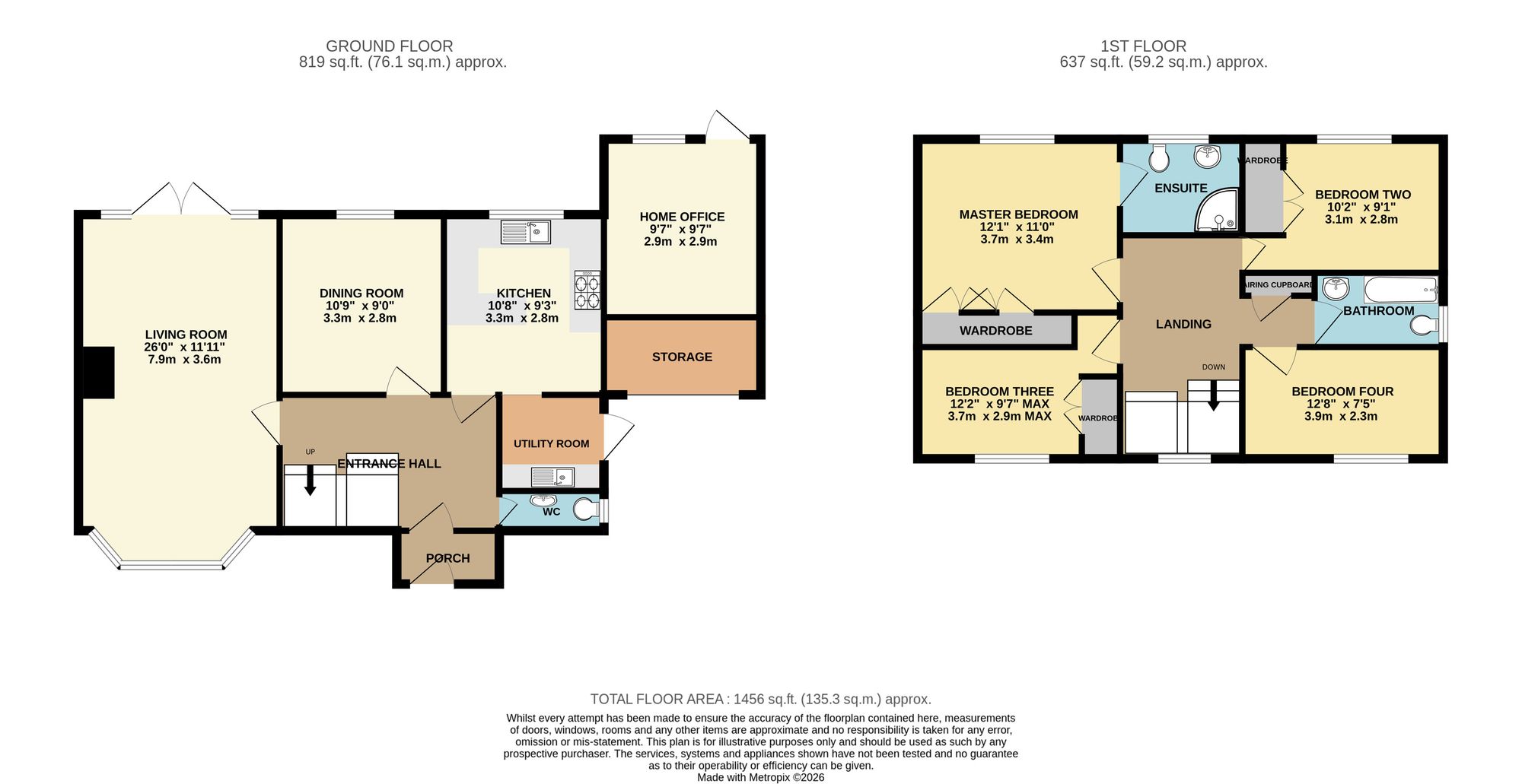 1 Richmond Green, Taunton floorplan