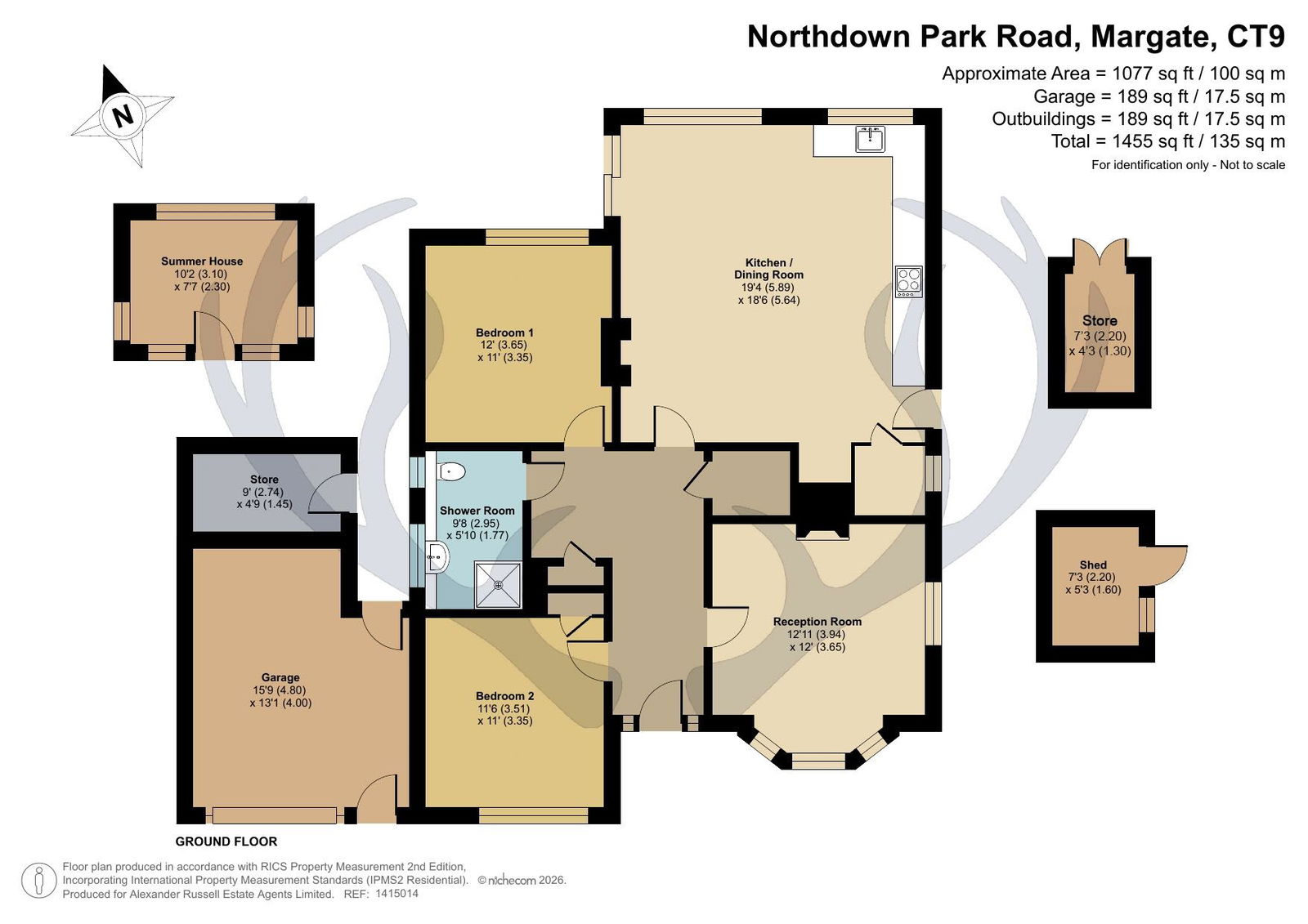 44, Northdown Park Road, Margate floorplan
