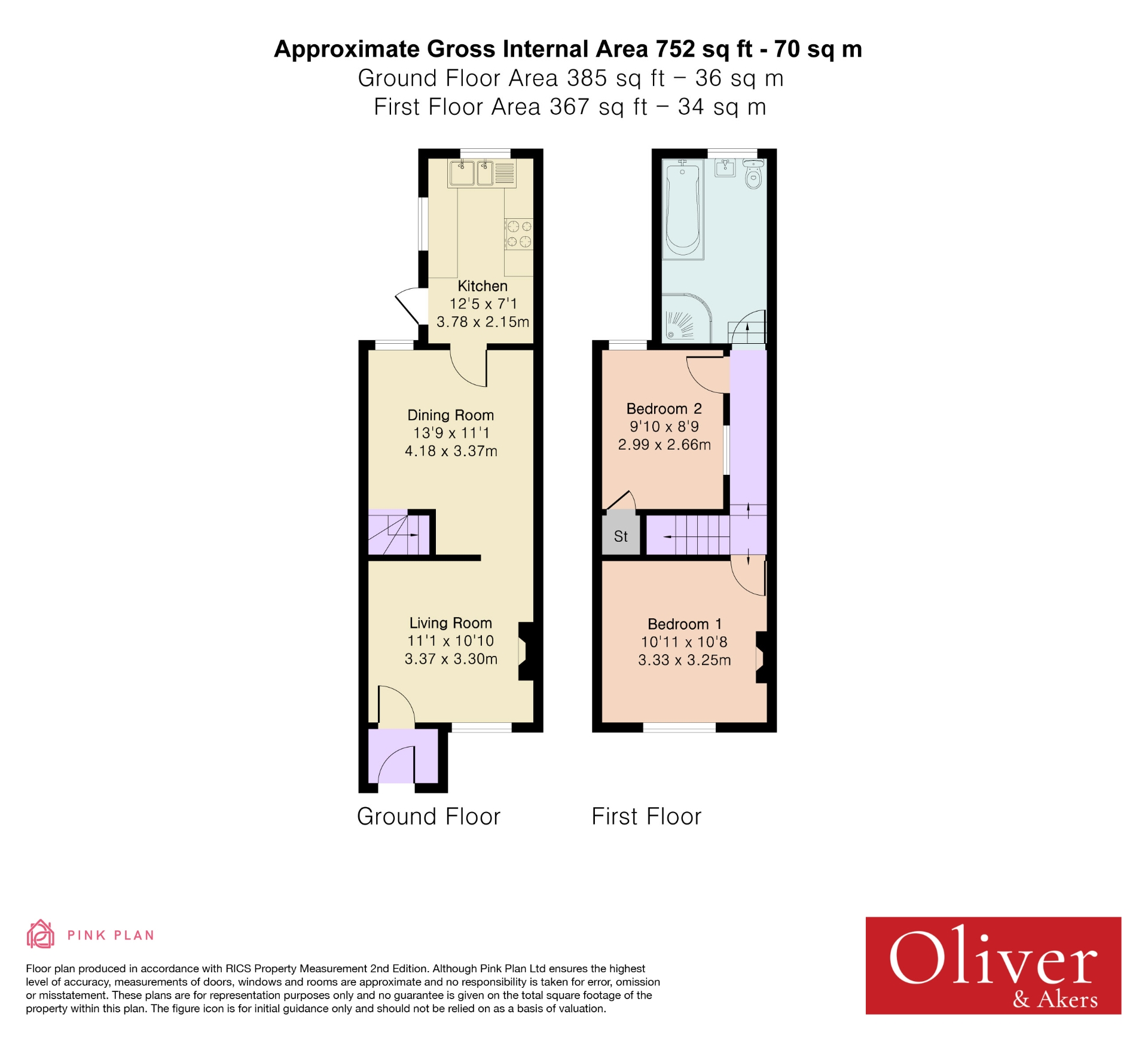 12, Seaton Road, St. Albans floorplan
