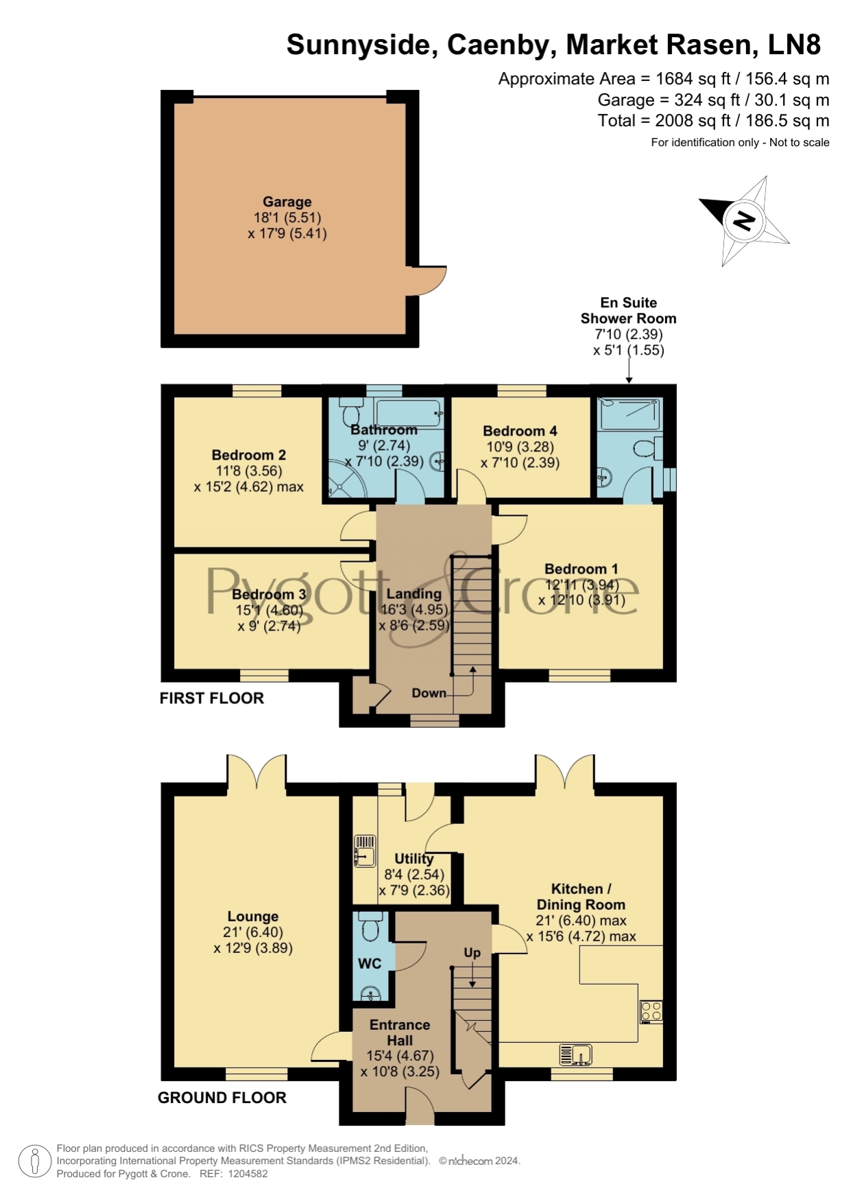 4, Sunnyside, Market Rasen floorplan