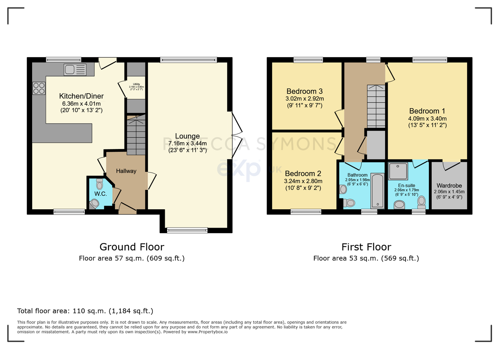 Lime Tree House, Periton Way, Minehead floorplan