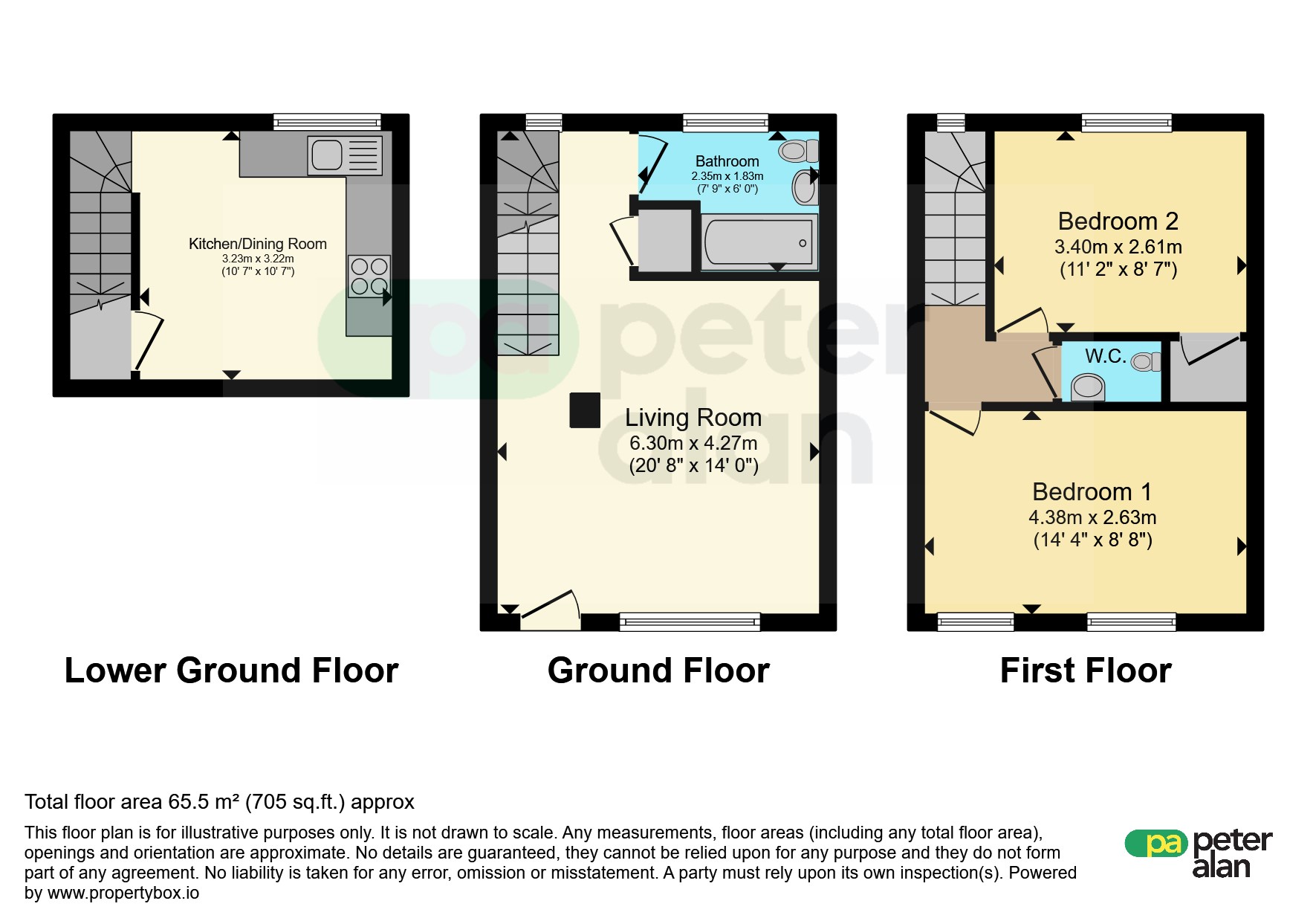 50, Park Street, Mountain Ash floorplan
