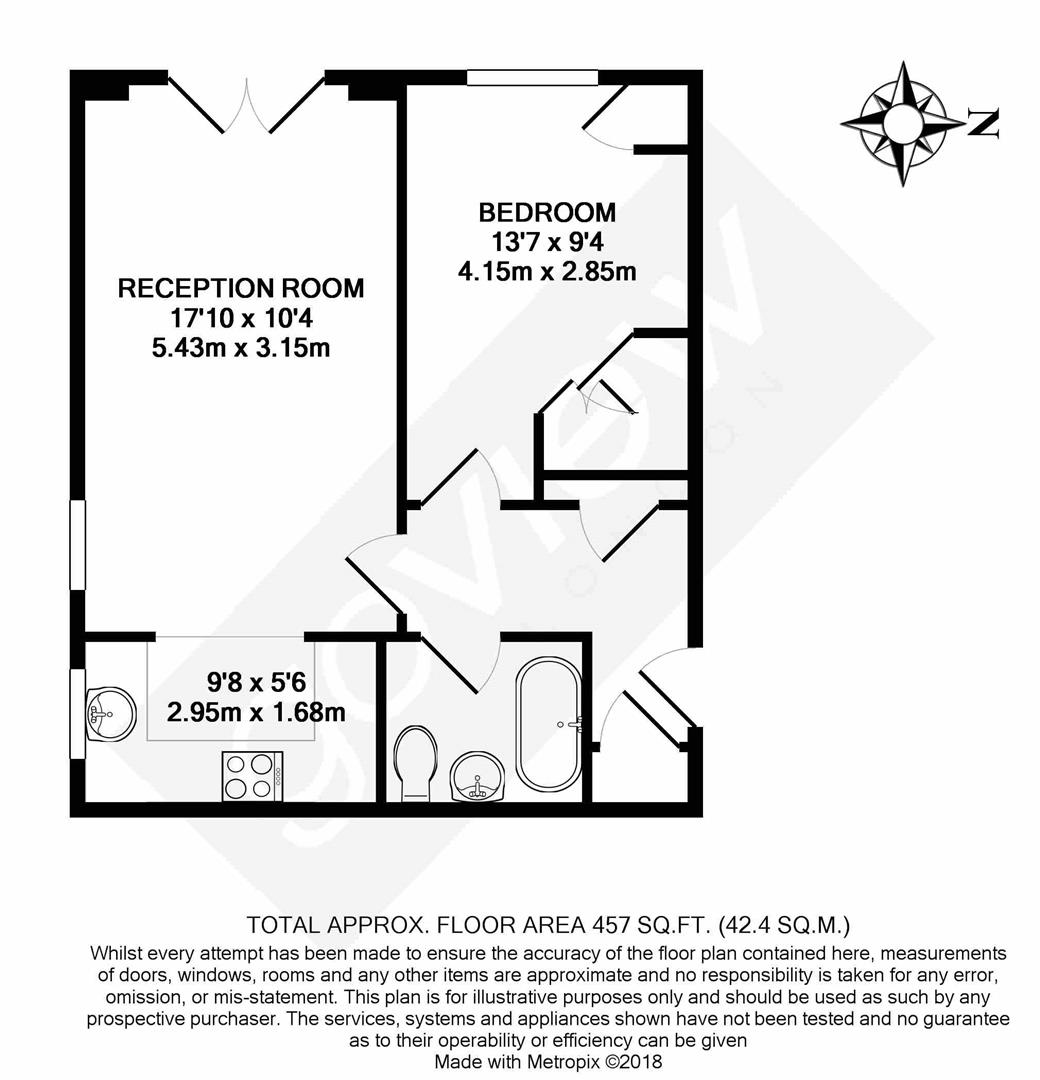 10 Snowfleck House, 19 Periwood Crescent, Middlesex floorplan