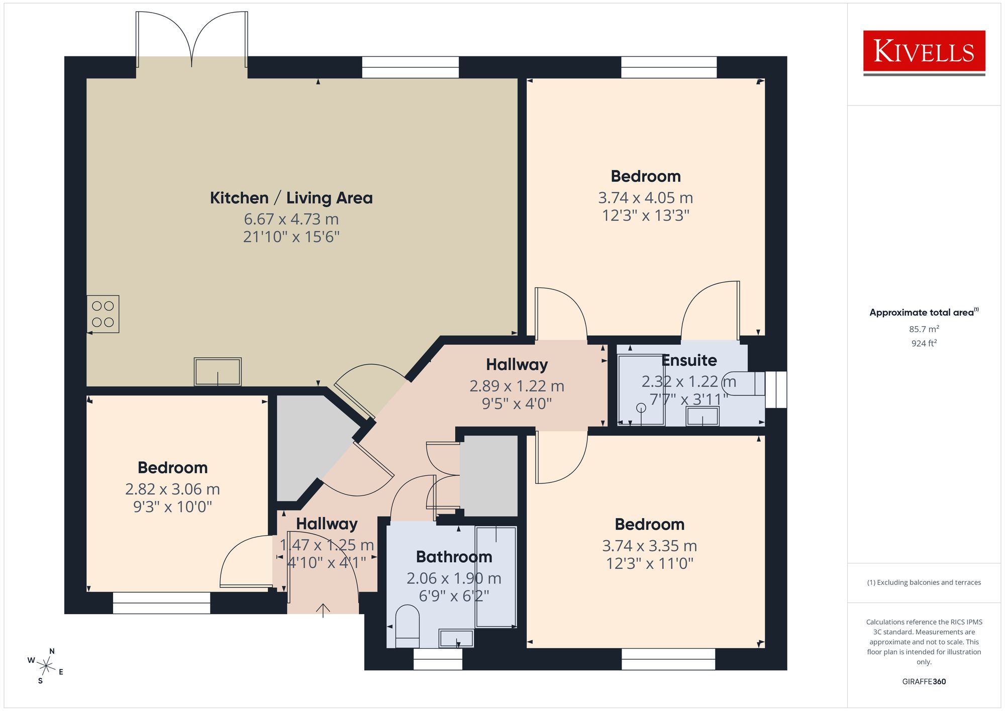 6 Kannveyn Oll An Gwella, Gunnislake floorplan