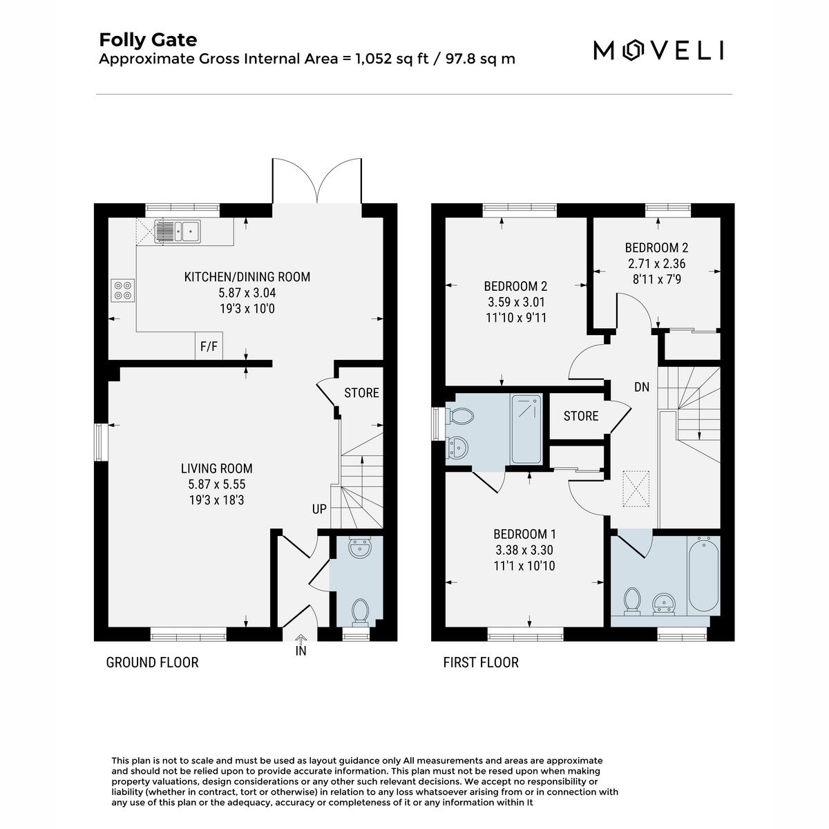 Flat Plot 2, Folly Gate, Belfield Developments, Muxy Lane, Okehampton floorplan