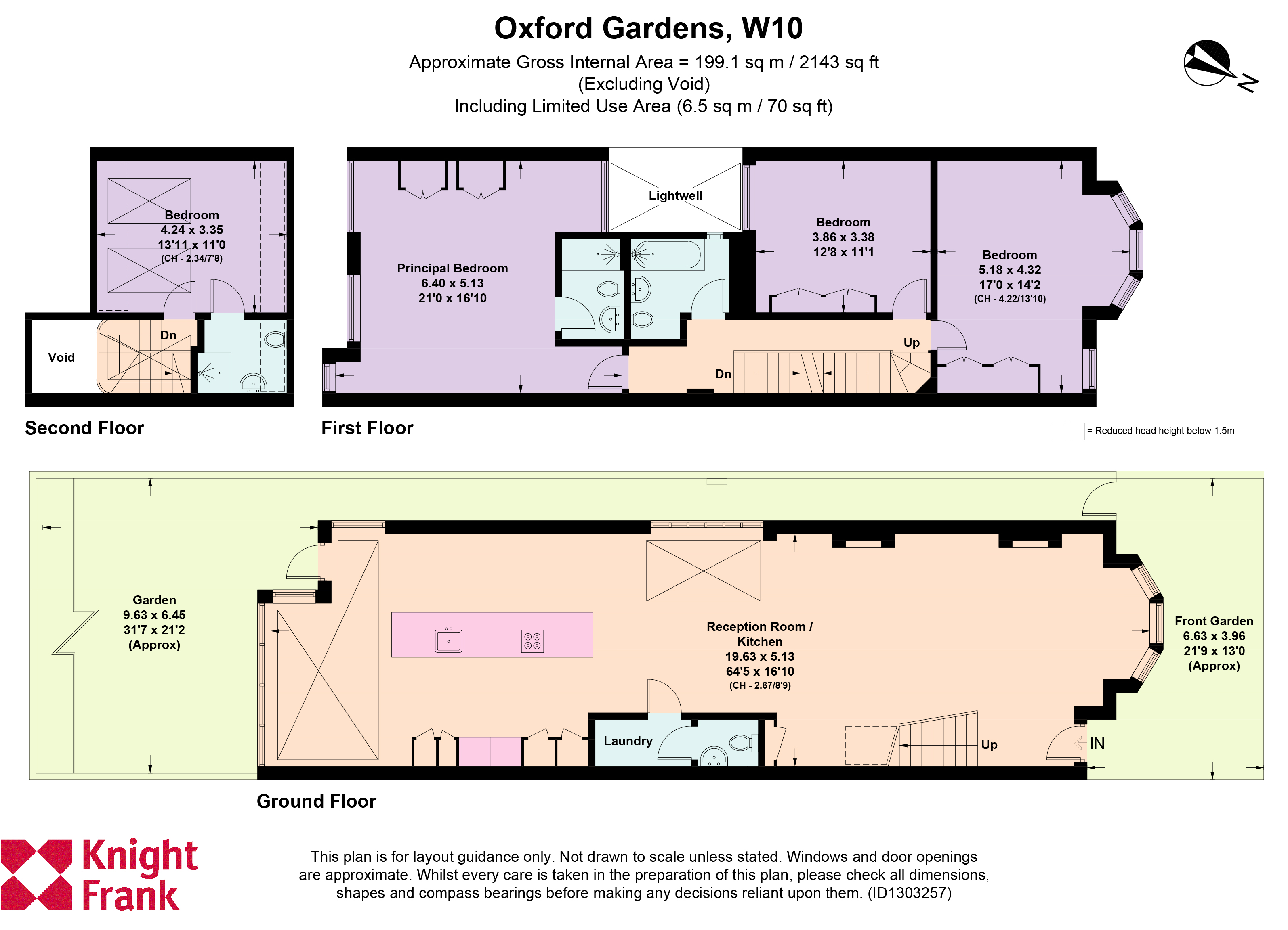 157, Oxford Gardens, London floorplan