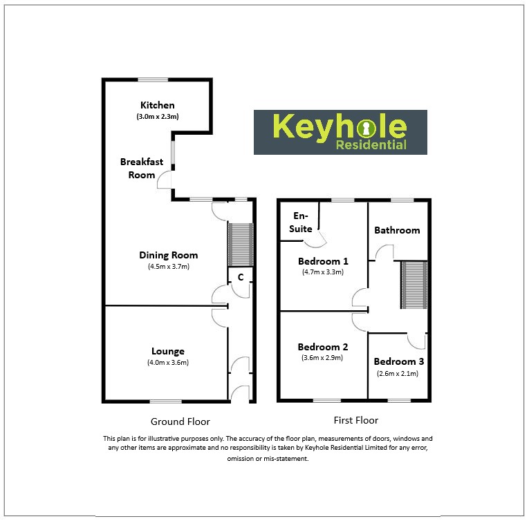 Deneside, Front Street, Newfield floorplan