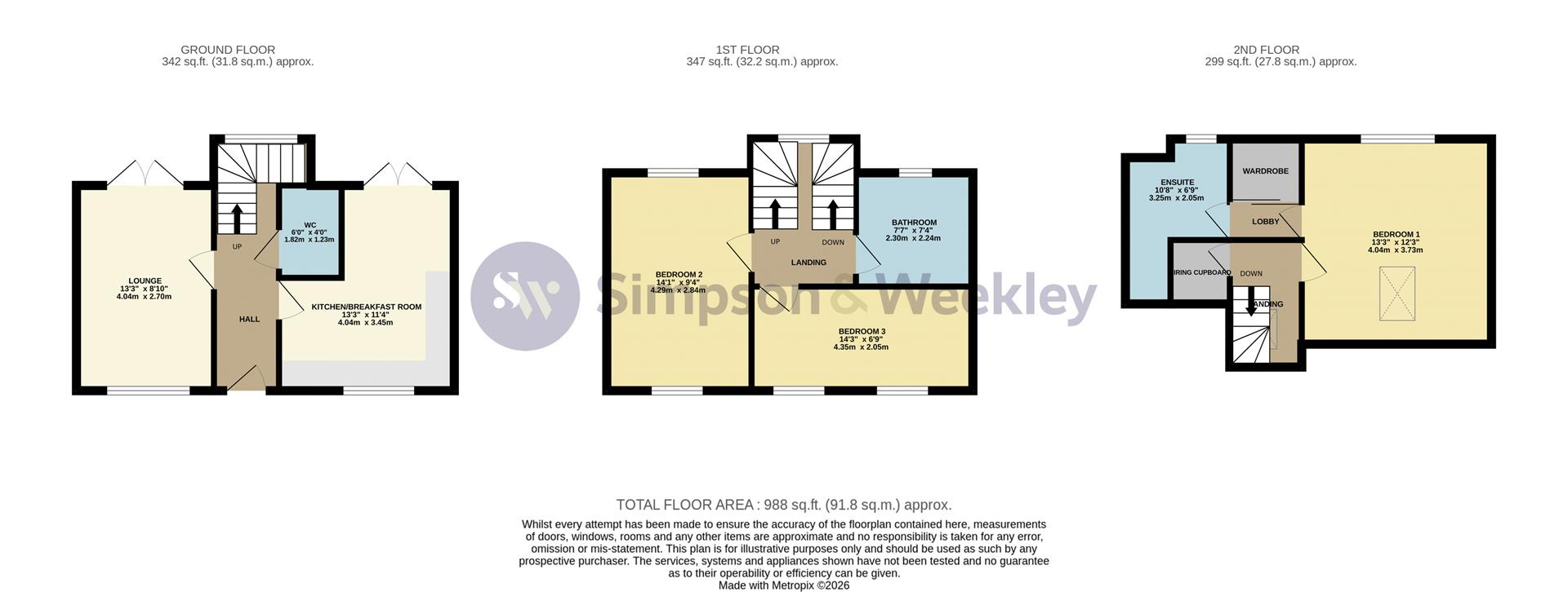Chapel Close, Rushden floorplan