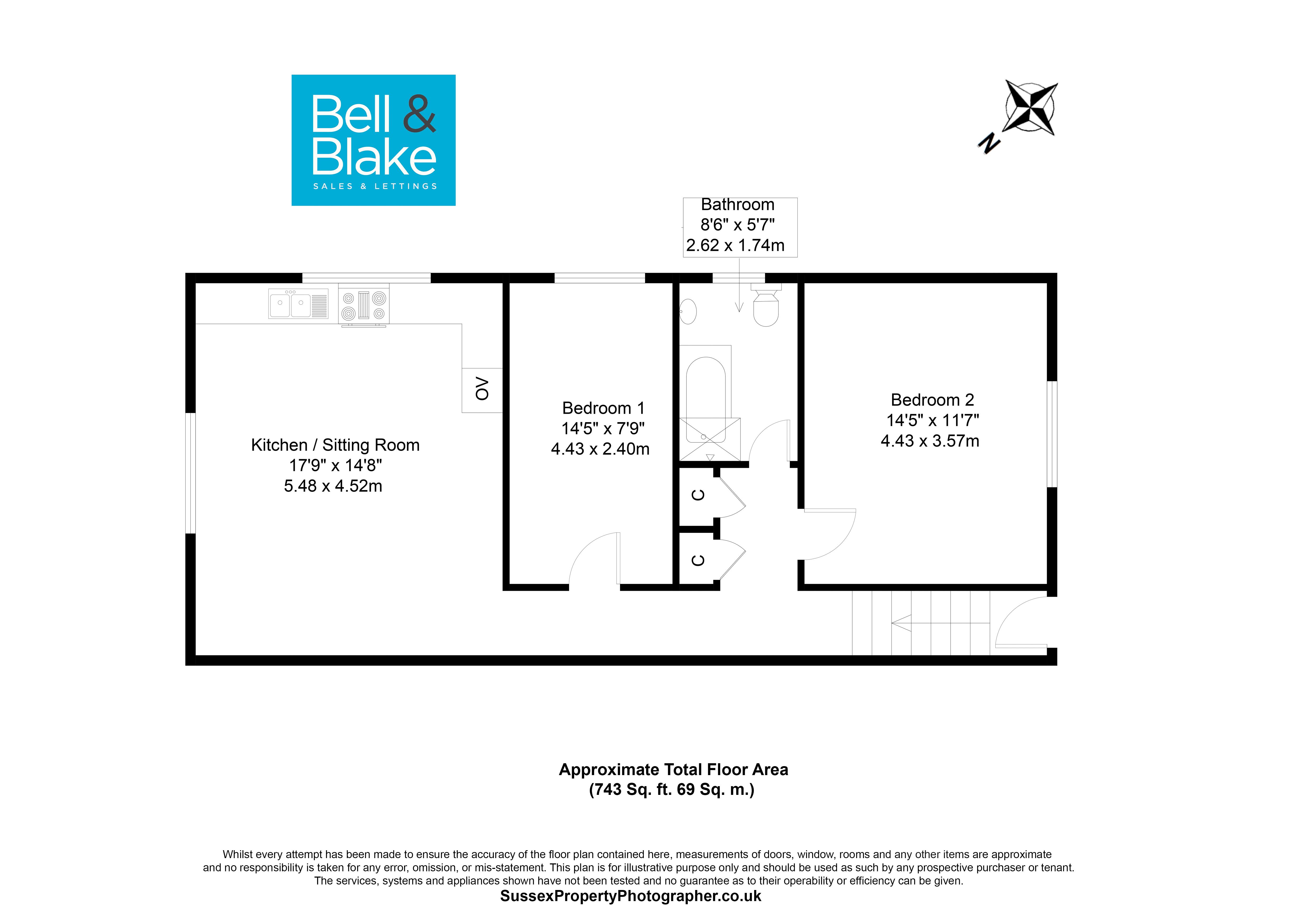 Parchment Street, Chichester PO19, 2 bedroom flat for sale 61400047