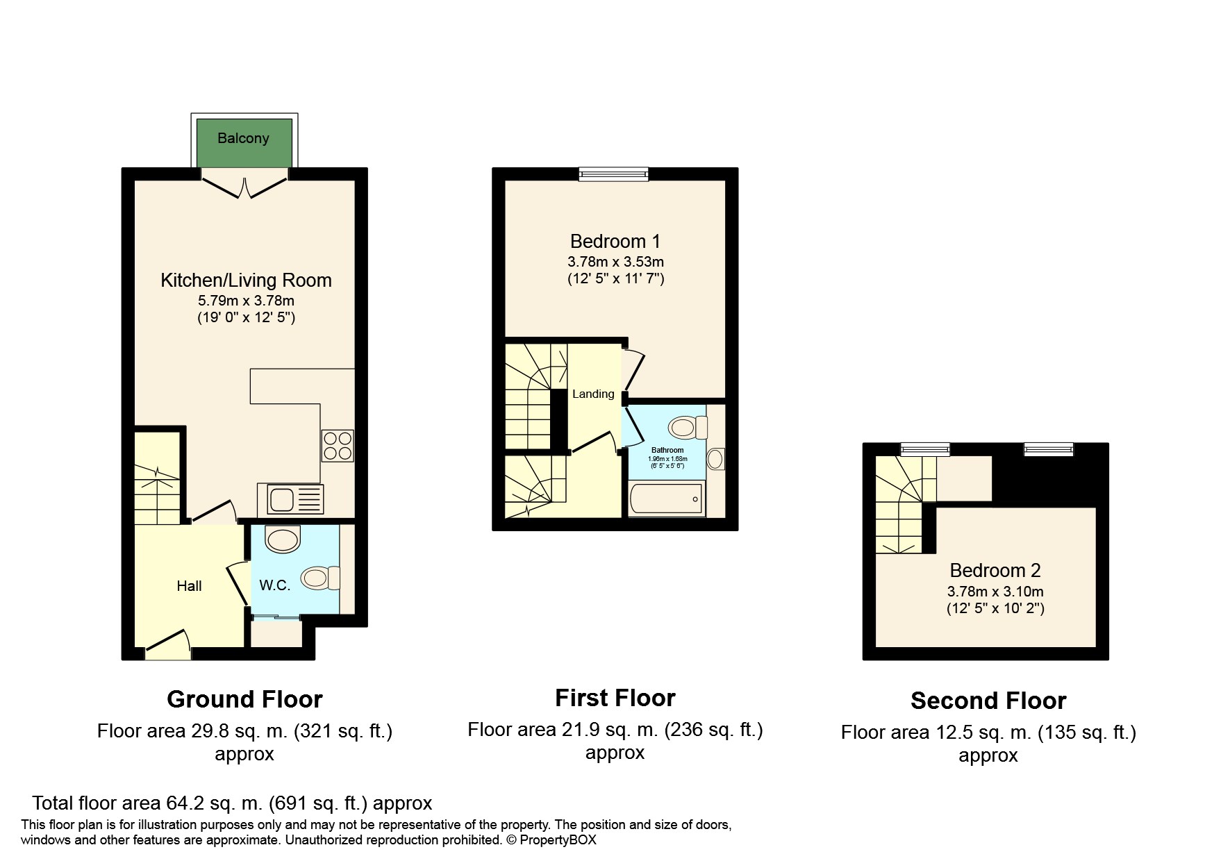 2 Bedrooms Flat to rent in Mill Bay Lane, Horsham RH12