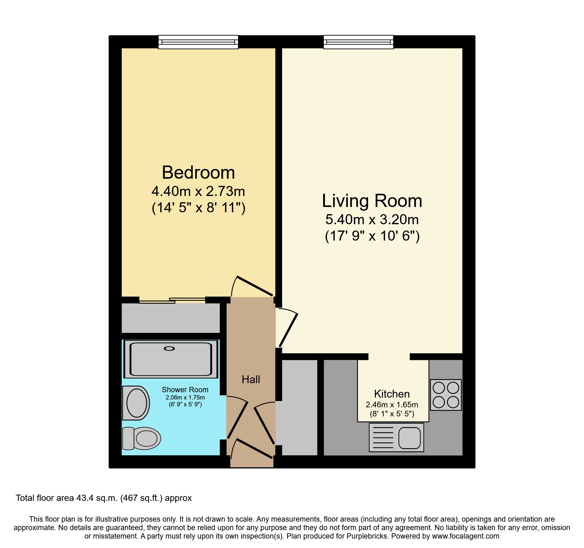 16 Primrose Court, Goring Road, Steyning floorplan