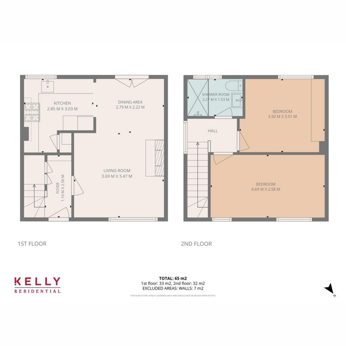 60, Inglestone Avenue, Glasgow floorplan