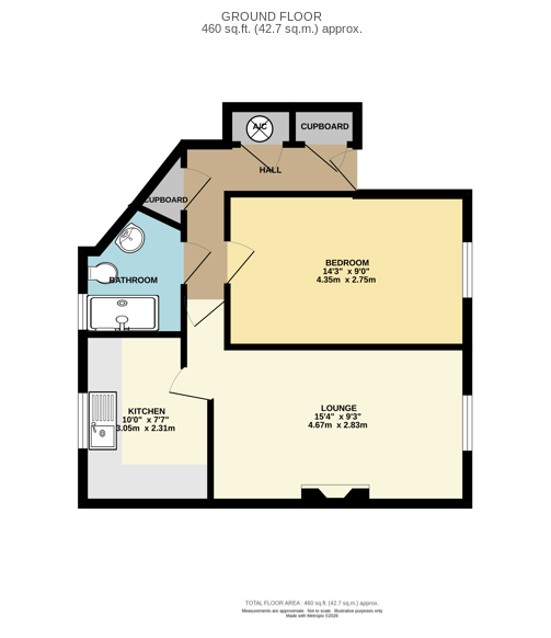 Kingsmead Court, Redcotts Lane, Wimborne floorplan